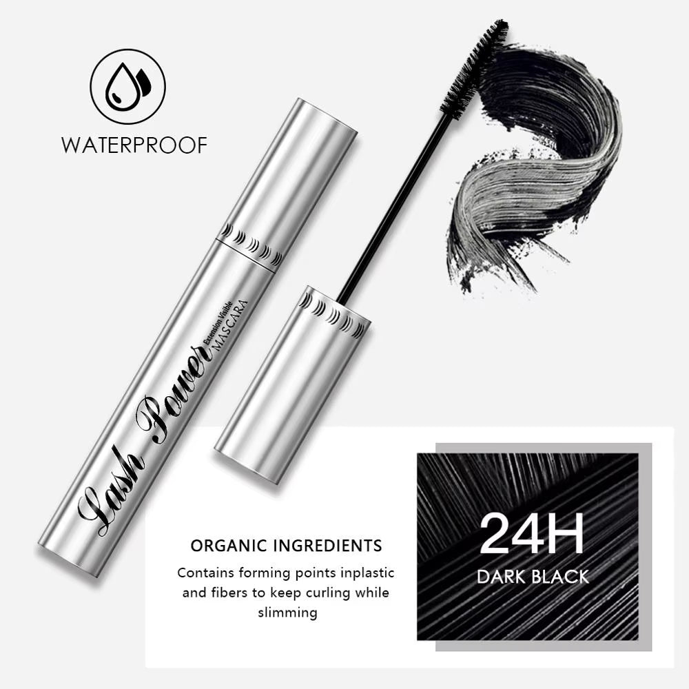 Waterproof Mascara Black Eye Makeup Rimmel 4D Eyelash Cosmetics Curling Thick Mascara Eyelashes Silk Fiber Volume Mascara
