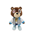 Kawaii Kanye Dropout Bear Teddy Bear Plush Toys Kanye West Graduation Soft Stuffed Home Room Decor Dolls for Kid Birthday Gift