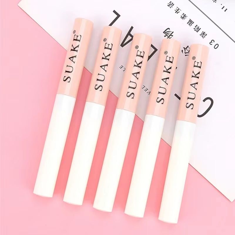 Ultra-Fine Mascara Curl Thick Lengthening Eyelash Mascara Waterproof Non-Smudge Brown Natural Curling Fine Brush Mascara Makeup
