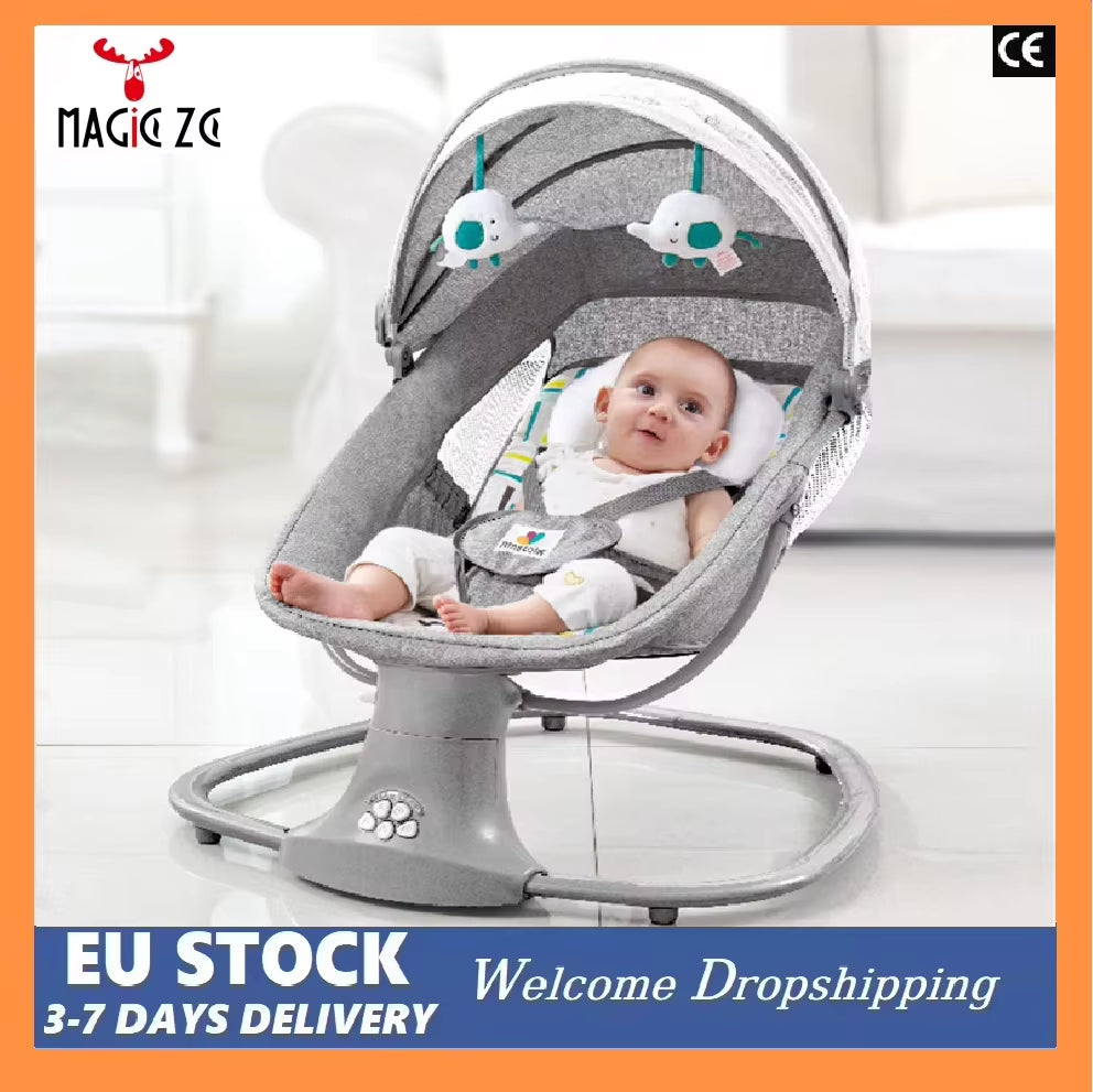 Baby Bed Baby Cradles Infant Crib Baby Seats Baby Swing Electric Baby Bed Newborn Electric Rocking Chair for Baby Baby Bassinet