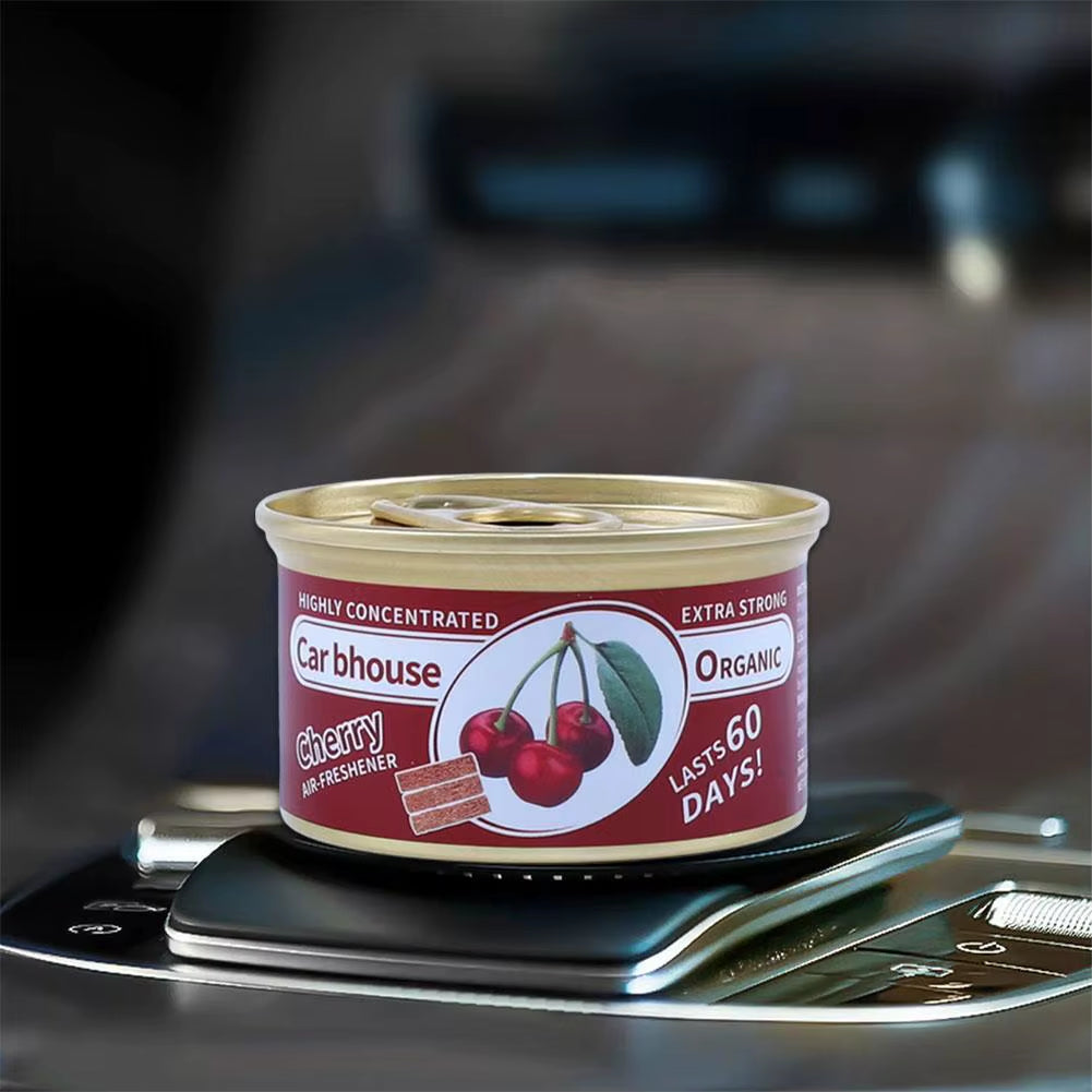 Car Air Freshener 17 Kinds Scent Organic Cans Wood Blocks Aromatherapy Car Freshener Long-Lasting Odor Eliminator Essential