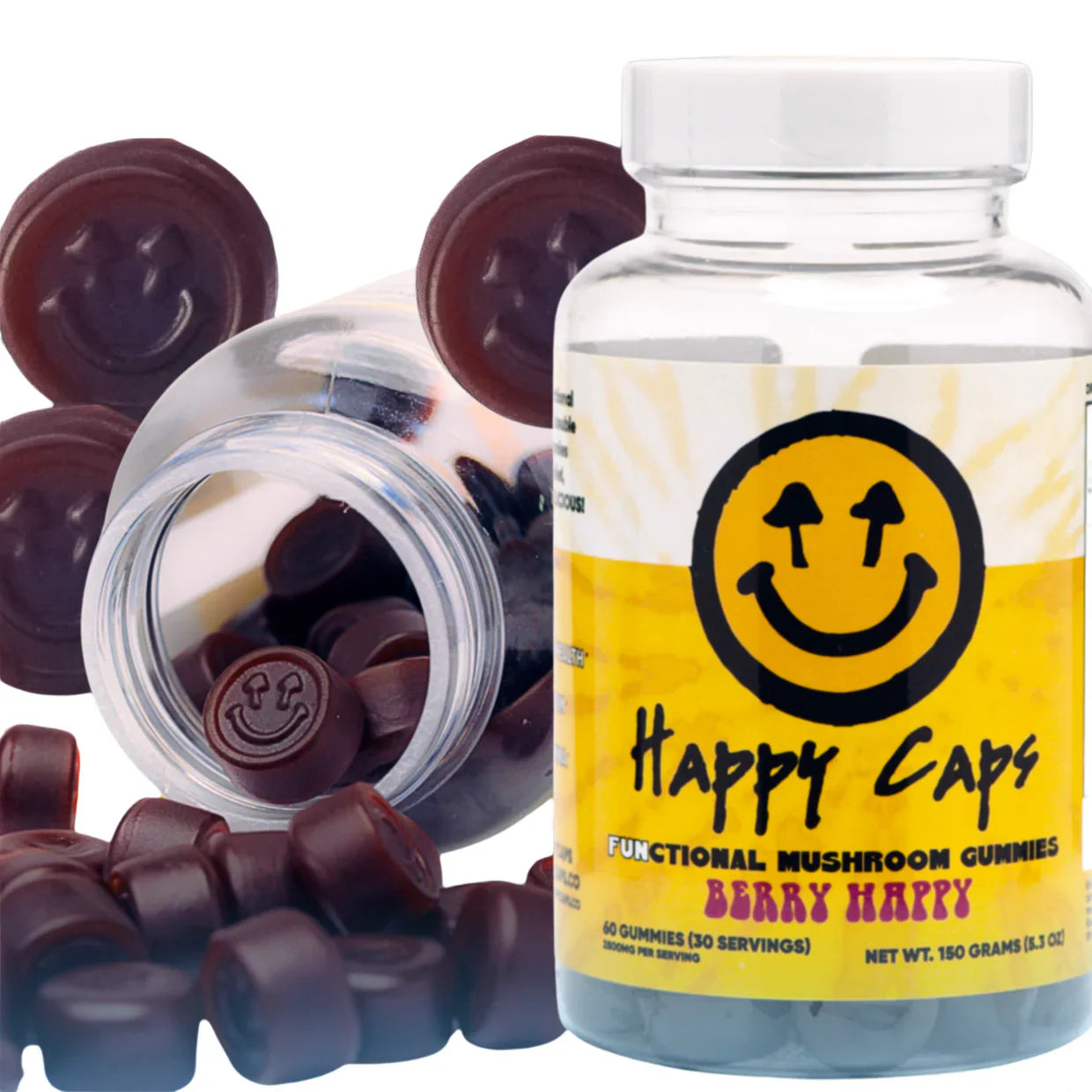 Functional Mushroom Gummies - Berry Happy