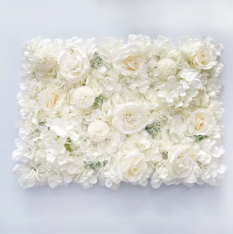 Wedding Decorative Flower Wall Silk Artificial Flowers Home Decoration Accessories Party Backdrop Photography Props Customized