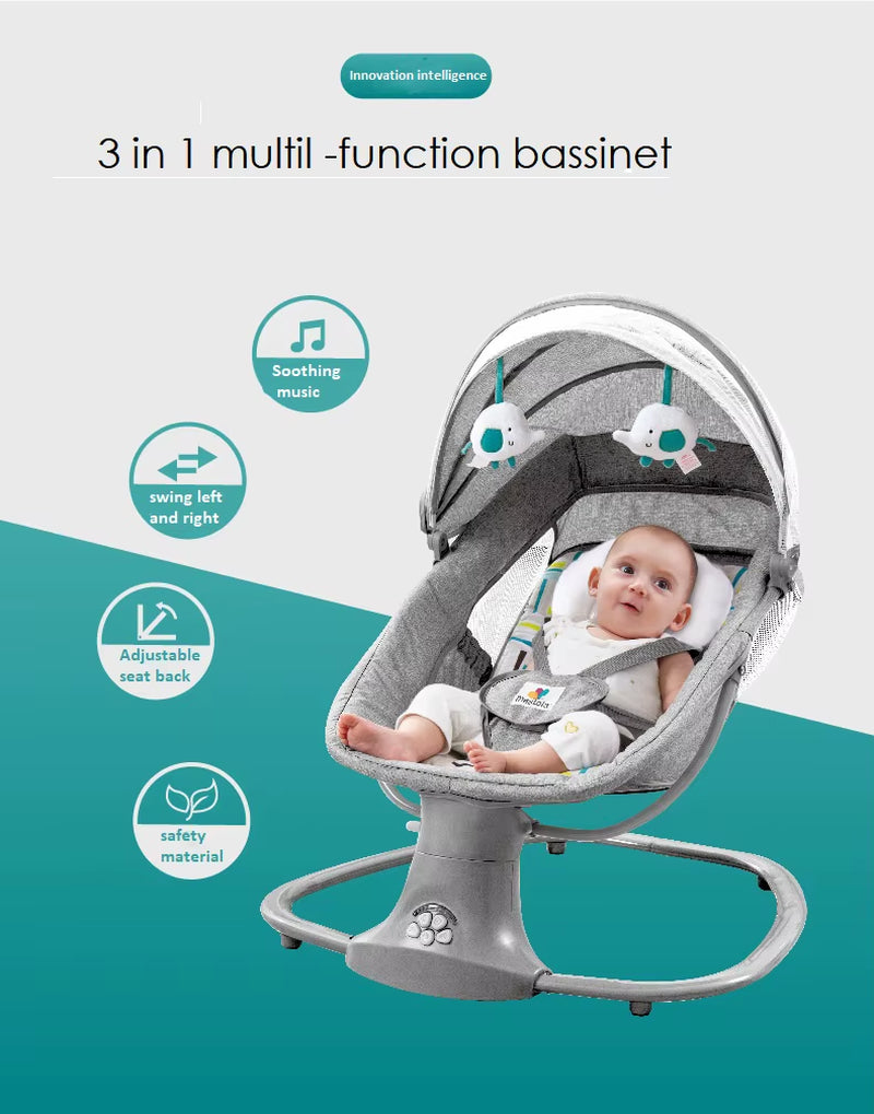 Baby Bed Baby Cradles Infant Crib Baby Seats Baby Swing Electric Baby Bed Newborn Electric Rocking Chair for Baby Baby Bassinet