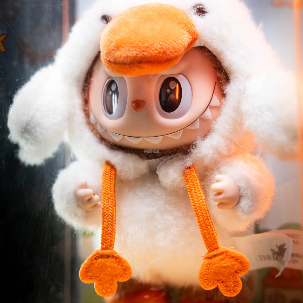 the MONSTERS LABUBU Forest Fairy Tale Series Duck Vinyl Plush Pendant