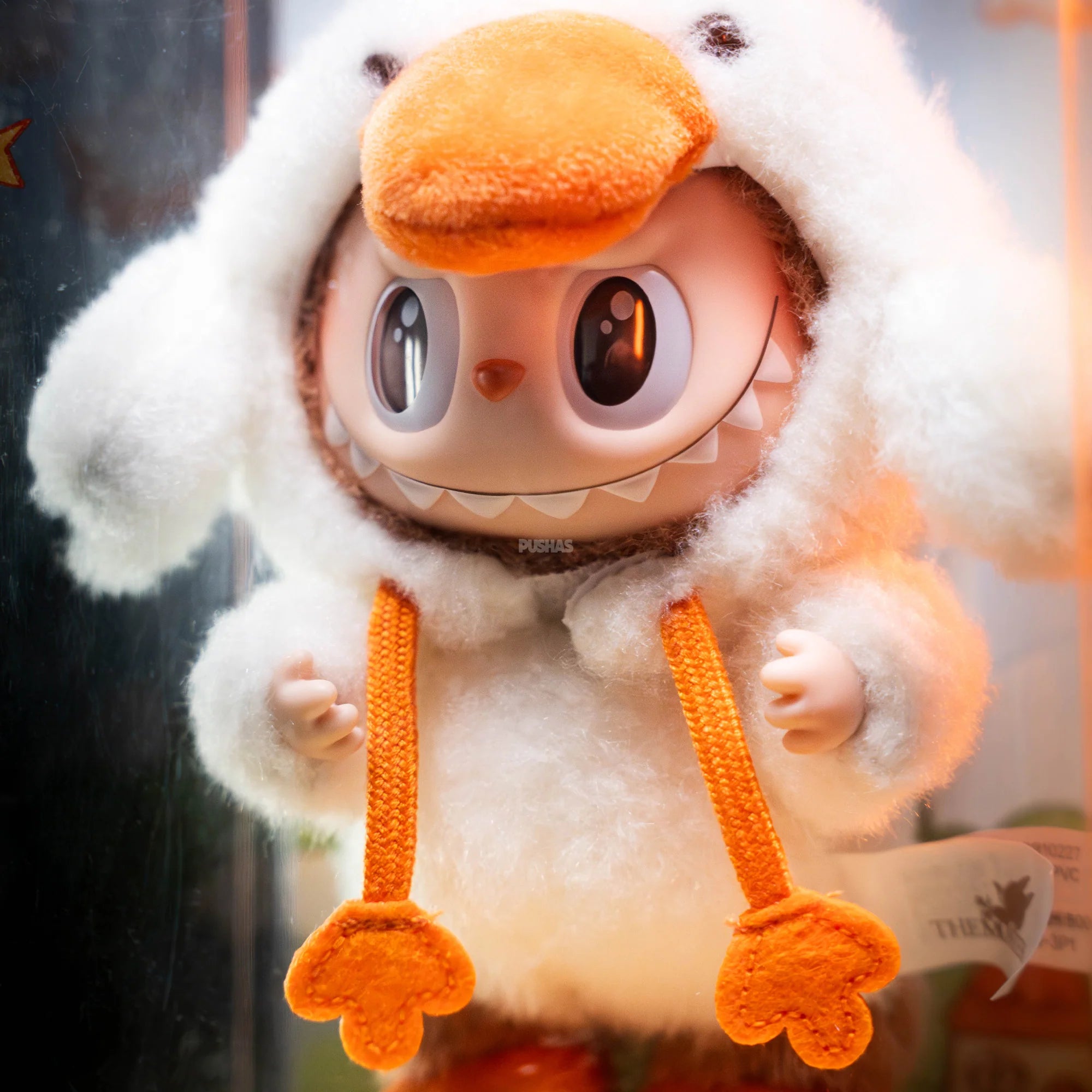 the MONSTERS LABUBU Forest Fairy Tale Series Duck Vinyl Plush Pendant