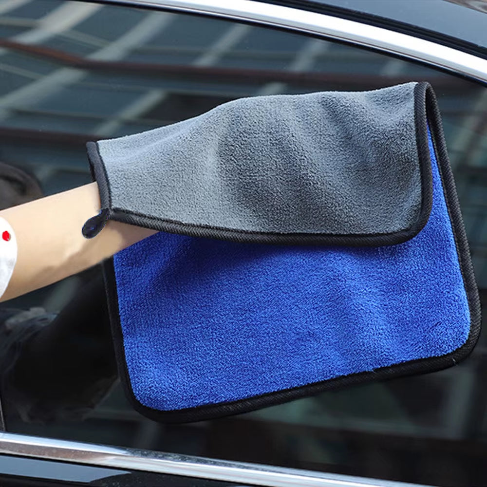Car Wash Towel Quick Drying Microfiber Car Towel 30X40Cm Soft Super Absorbent Cleaning Cloth Auto Detailing Accessories