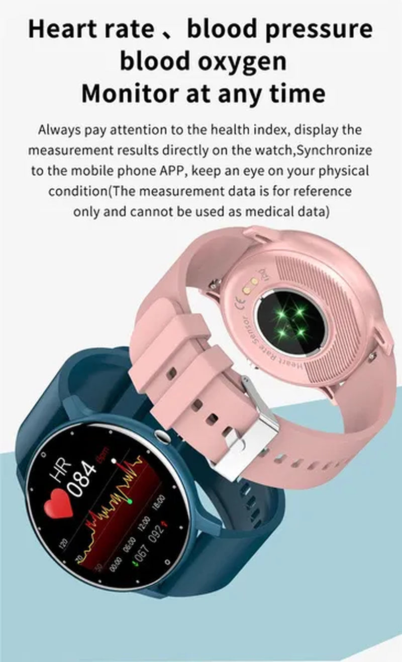 LIGE 2024 Smart Watch Ladies Full Touch Screen Sports Fitness Watch IP67 Waterproof Bluetooth for Android Ios Smart Watch Female
