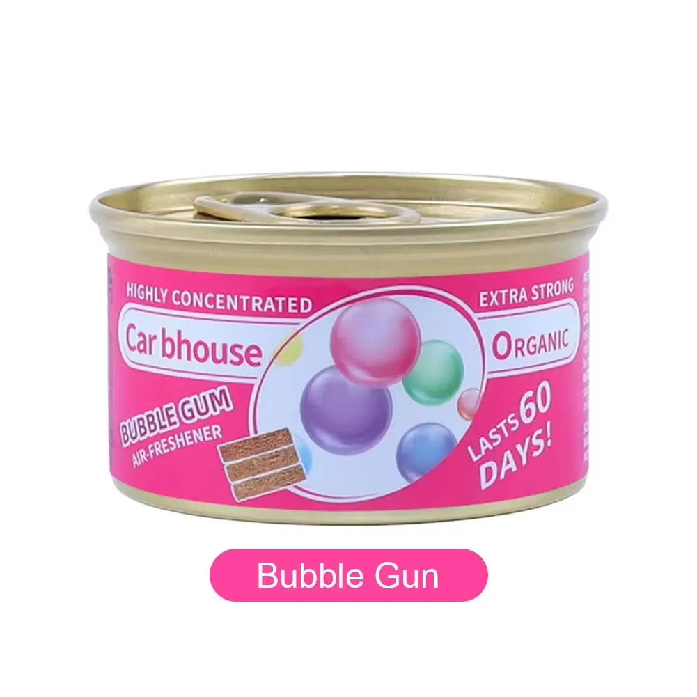 Car Air Freshener 17 Kinds Scent Organic Cans Wood Blocks Aromatherapy Car Freshener Long-Lasting Odor Eliminator Essential