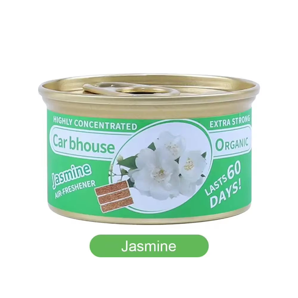 Car Air Freshener 17 Kinds Scent Organic Cans Wood Blocks Aromatherapy Car Freshener Long-Lasting Odor Eliminator Essential